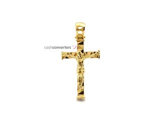 crucifijo oro 9k