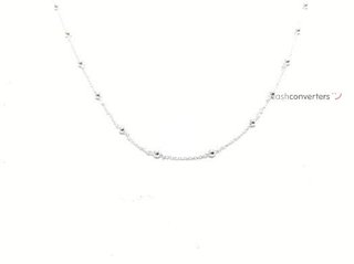 cadena plata 925mm 22cm