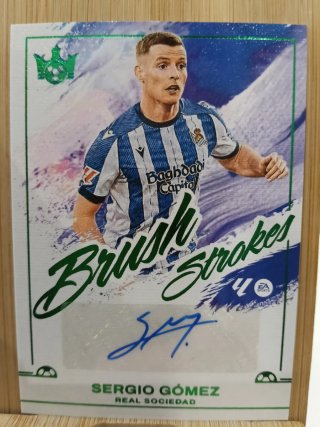 Cromo Brush Strokes Sergio Gómez Real Sociedad