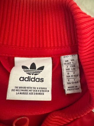 Chaqueta adidas Roja Talla xs