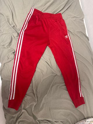 Pantalón de chándal Adidas rojo