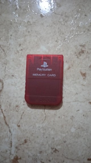 Memory Card PlayStation 1 Roja
