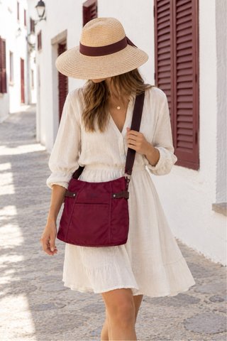 Bolso Bandolera La Martina Granate