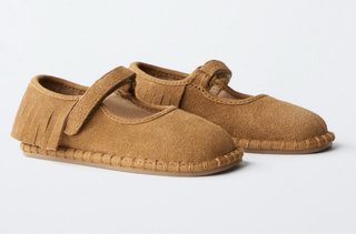 Bailarinas Barefoot de Piel Zara