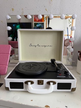 Tocadiscos Vintage PRIXTON Blanco