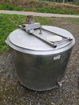 Tanque de leche de acero inoxidable 530l