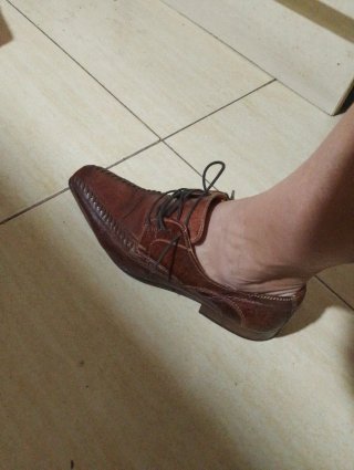 Zapatos de cuero italiano