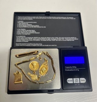 Lote de Joyas en Oro 18kt.    15,5 gramos