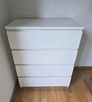 Cajonera Ikea Blanca de 4 Cajones