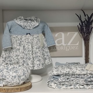 Vestido de invierno con braguita bebé niña