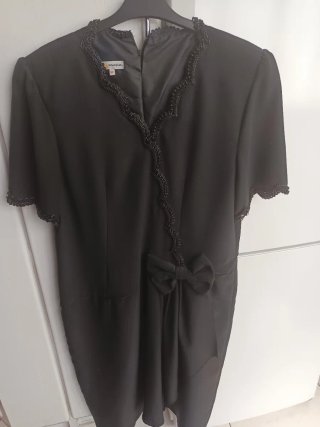 Vestido de fiesta negro El Corte Inglés