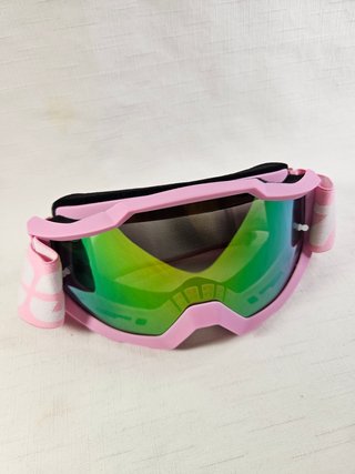 Gafas de Esquí Rosa con Lente Espejada