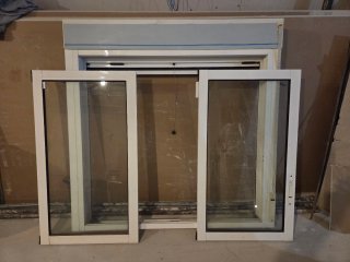 Ventana de Aluminio 120x120 cm con mosquitera
