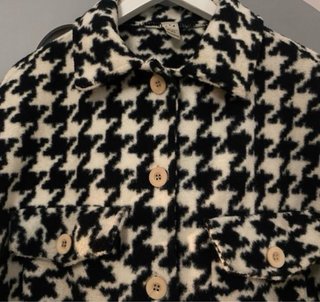 Sobrecamisa Oversize Pata de Gallo sherpa