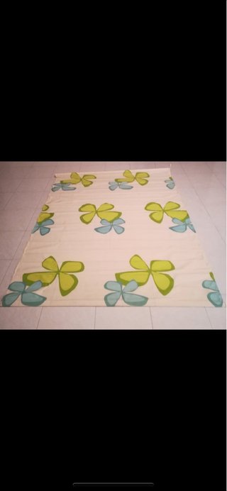 Estor para ventana con estampado floral