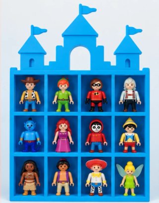 Expositor para Figuras Disney de huevos kinder