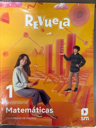 Matemáticas, 1 Secundaria, Revuela, Comunidad d...