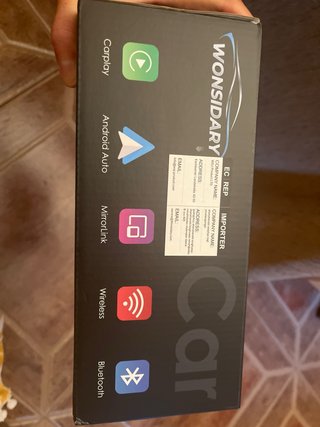 Pantalla Wonsidary 9 CarPlay y Android Auto