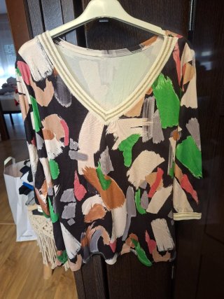 Blusa Estampada Multicolor