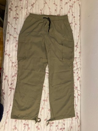 Pantalón Parachute Verde Oliva