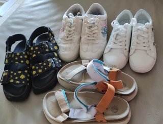 Pack 4 pares de calzado niña talla 37