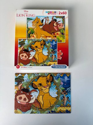 2 Puzzles El Rey León Clementoni