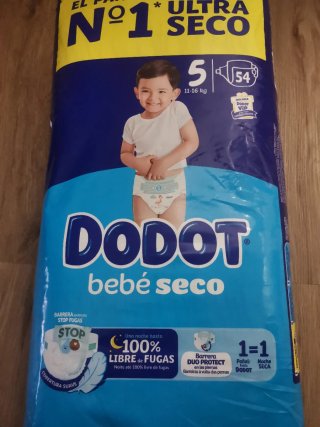 Pañales Dodot Bebé Seco Talla 5