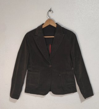 Americana de pana Vintage Thomas Burberry Talla S