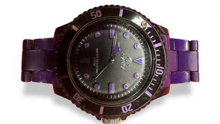 Reloj Marea Unisex Morado y Negro