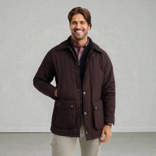 Parka Collins hombre L NUEVA marrón