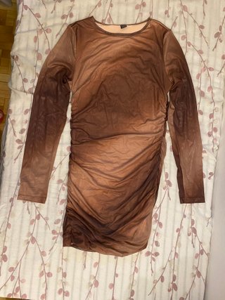 Vestido Marrón Ajustado