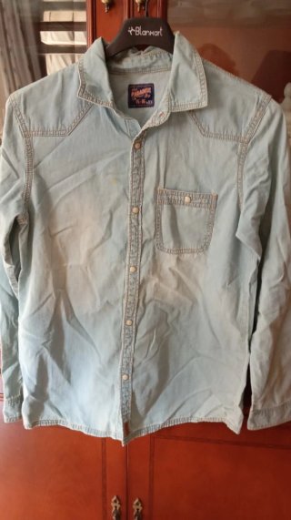 Camisa vaquera azul