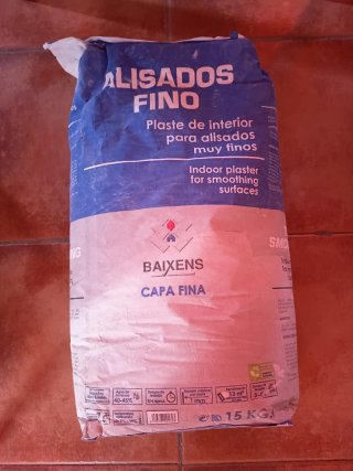 Plaste de Alisado Fino Baixens 15kg