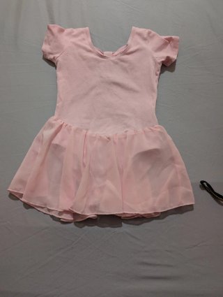 Maillot de danza para niña rosa