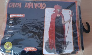 Capa Roja de Diablo para Adulto