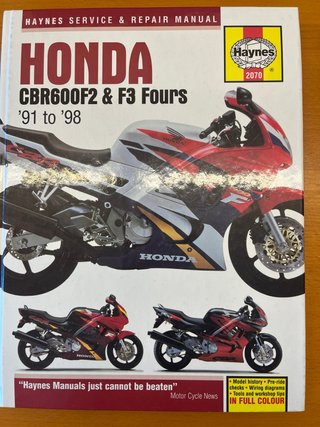 Manual de Taller Honda CBR600F2 & F3 (91-98)
