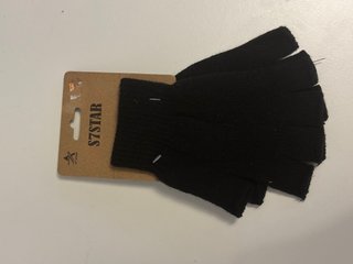 Guantes sin dedos S7 STAR negros