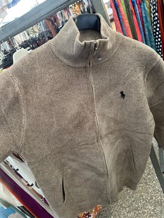 Chaqueta de punto con cremallera
