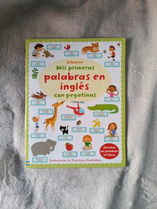 Mis primeras palabras en inglés con pegatinas