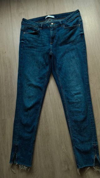 Pantalón Vaquero Zara Azul Talla 42