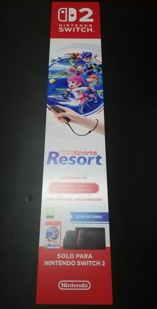 Cartel juego Sports Resort Switch 2