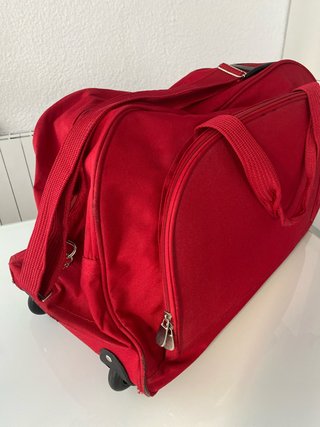 Bolsa de Viaje con Ruedas Roja