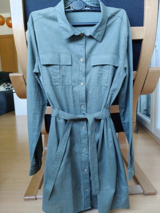 Vestido Camisero Verde. Precio negociable