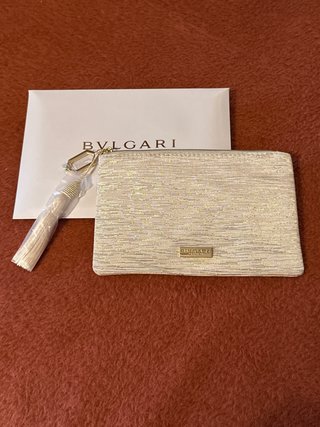 Cartera de mano Bvlgari dorada