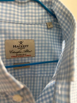 Camisa Hackett Azul Talla L