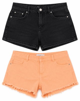 Lote de 2 pantalones cortos vaqueros