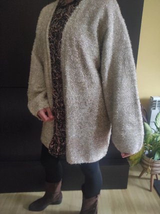 Chaqueta de fiesta H&M dorada