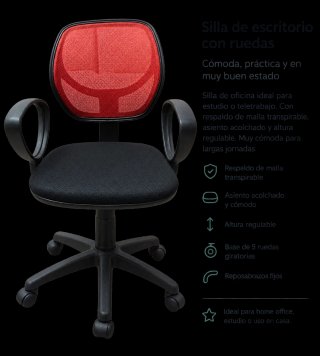 Silla de Escritorio Ergonómica