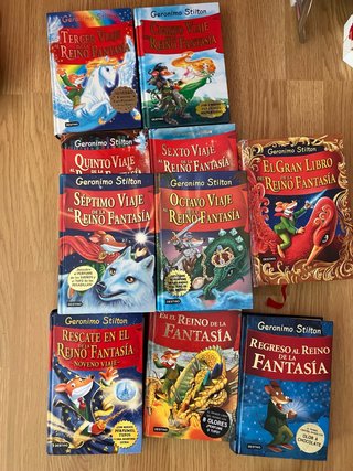 Libros Geronimo Stilton, uno 5€ lote 40€