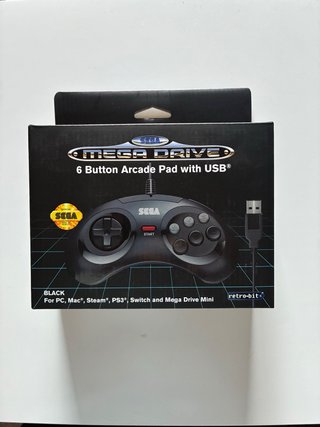 Mando Sega Mega Drive 6 Botones USB